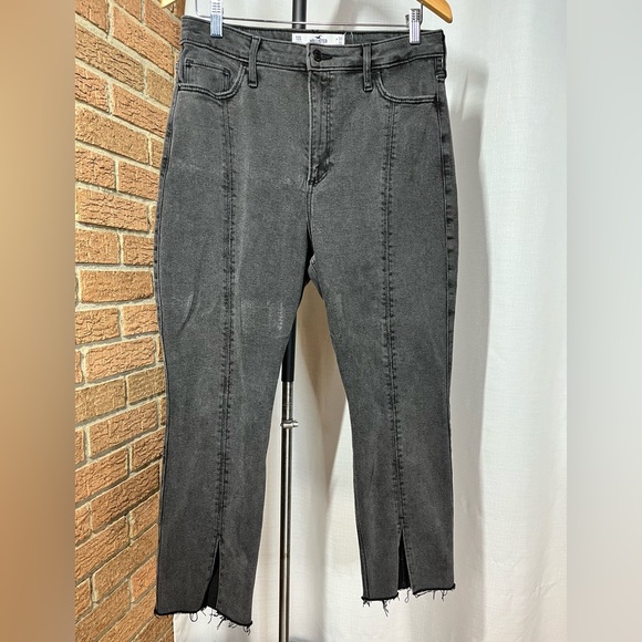 Hollister Denim - Hollister curvy ultra high rise skinny ankle black wash - 13S